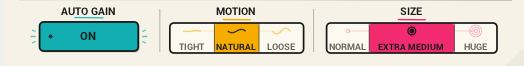 Big Up utility controls
